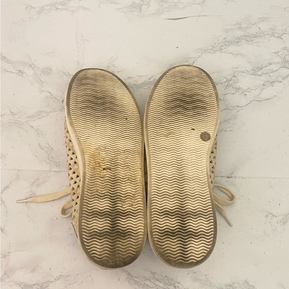 Lucky Brand Women’s 7.5M Triangles Off White Leather Lace Up Casual Snea…​​ - Picture 5 of 8